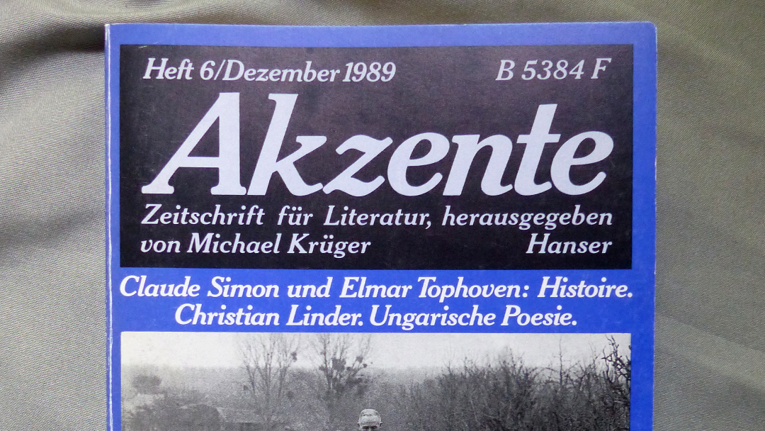 Libgart Schwarz: Akzente 1989 (2022)
